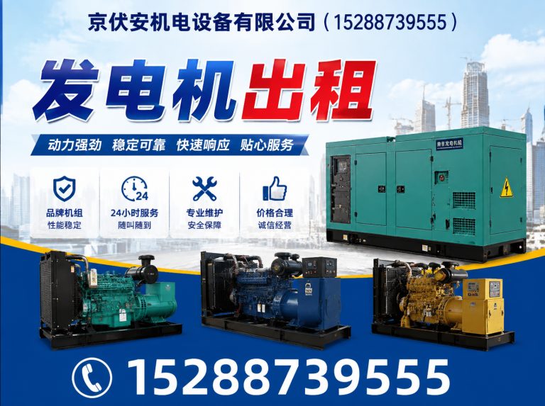 保亭发电机租赁展示图