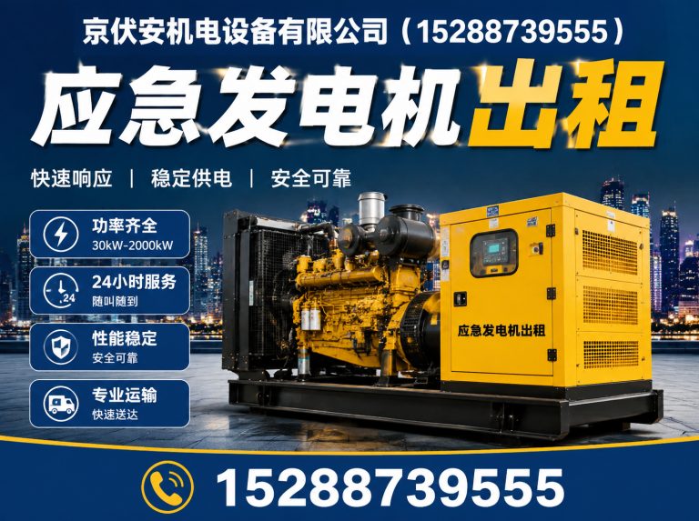 保亭发电机出租展示图