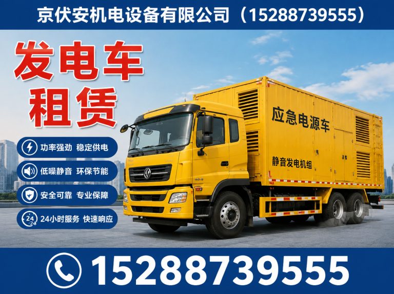 保亭静音发电车租赁展示图